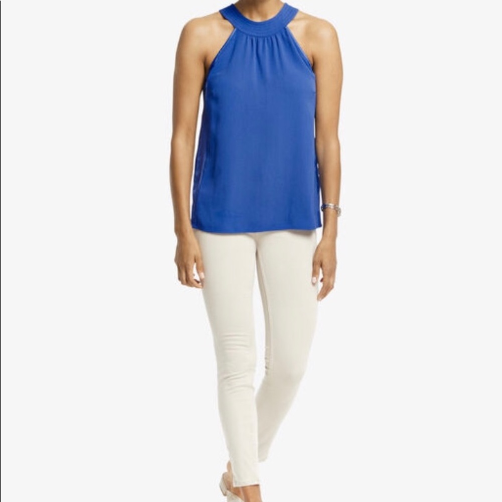 High-neck sleeveless tank blouse - Picture 5 of 7